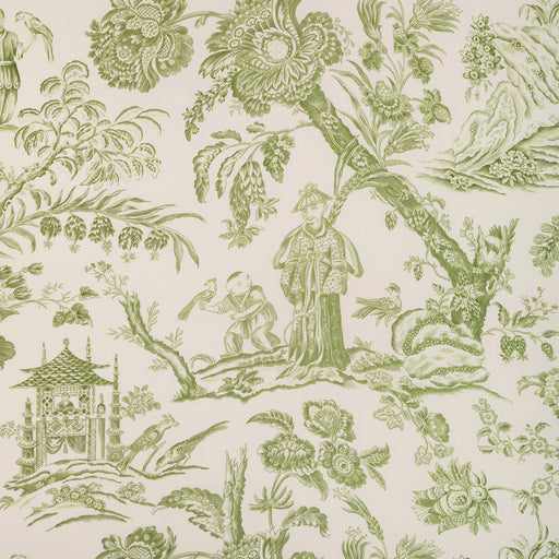 BRUNSCHWIG & FILS - MARCEL PRINT- LEAF - Fabric by the Yard LEAF