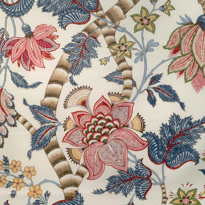 BRUNSCHWIG & FILS - CADENET PRINT- RED/BLUE - Fabric by the Yard RED/BLUE