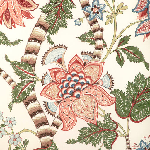 BRUNSCHWIG & FILS - CADENET PRINT- APRICOT/SAGE - Fabric by the Yard APRICOT/SAGE
