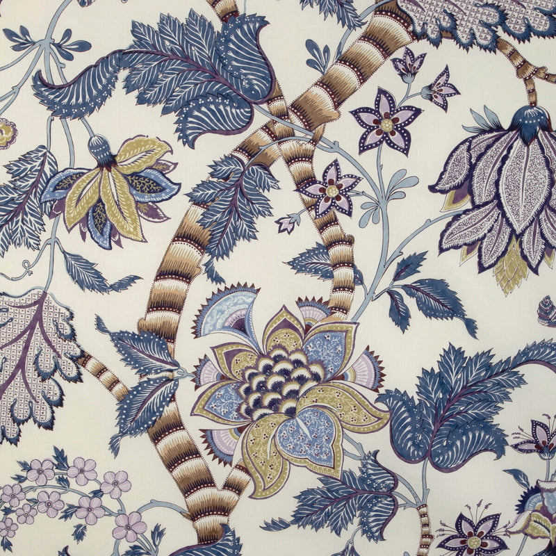 BRUNSCHWIG & FILS - CADENET PRINT- BLUE/GOLD - Fabric by the Yard BLUE/GOLD