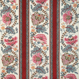 BRUNSCHWIG & FILS - LAURIS PRINT- RED/BLUE - Fabric by the Yard