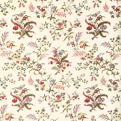 BRUNSCHWIG & FILS - CHANCAY PRINT- BEIGE/MULTI - Fabric by the Yard BEIGE/MULTI