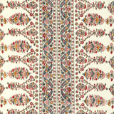BRUNSCHWIG & FILS - VISAN PRINT- TEAL/ROSE - Fabric by the Yard