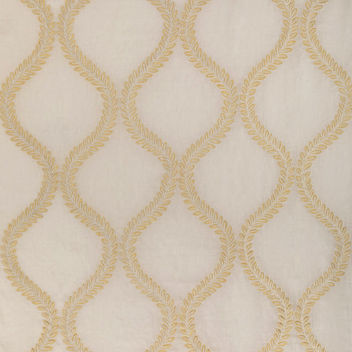 BRUNSCHWIG & FILS - CAMUS SHEER- YELLOW - Fabric by the Yard YELLOW