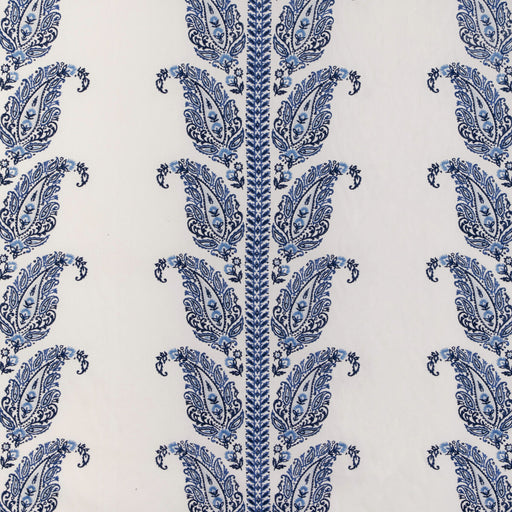 BRUNSCHWIG & FILS - YARA PAISLEY EMB- BLUE - Fabric by the Yard BLUE