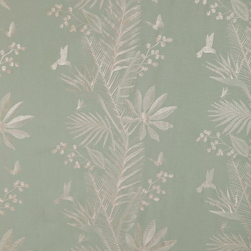 BRUNSCHWIG & FILS - MANDA EMB- SEAFOAM - Fabric by the Yard SEAFOAM