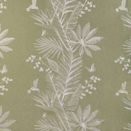 BRUNSCHWIG & FILS - MANDA EMB- LEAF - Fabric by the Yard LEAF
