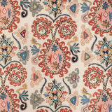 BRUNSCHWIG & FILS - LAVALI EMB- CORAL/SKY - Fabric by the Yard
