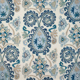 BRUNSCHWIG & FILS - LAVALI EMB- BLUE/SKY - Fabric by the Yard