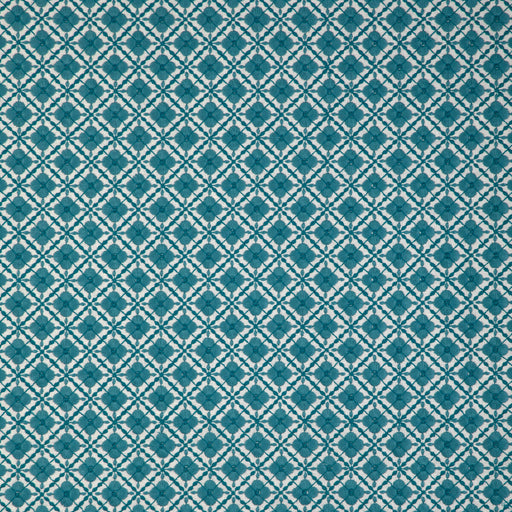 BRUNSCHWIG & FILS - INES EMB- AQUA - Fabric by the Yard AQUA