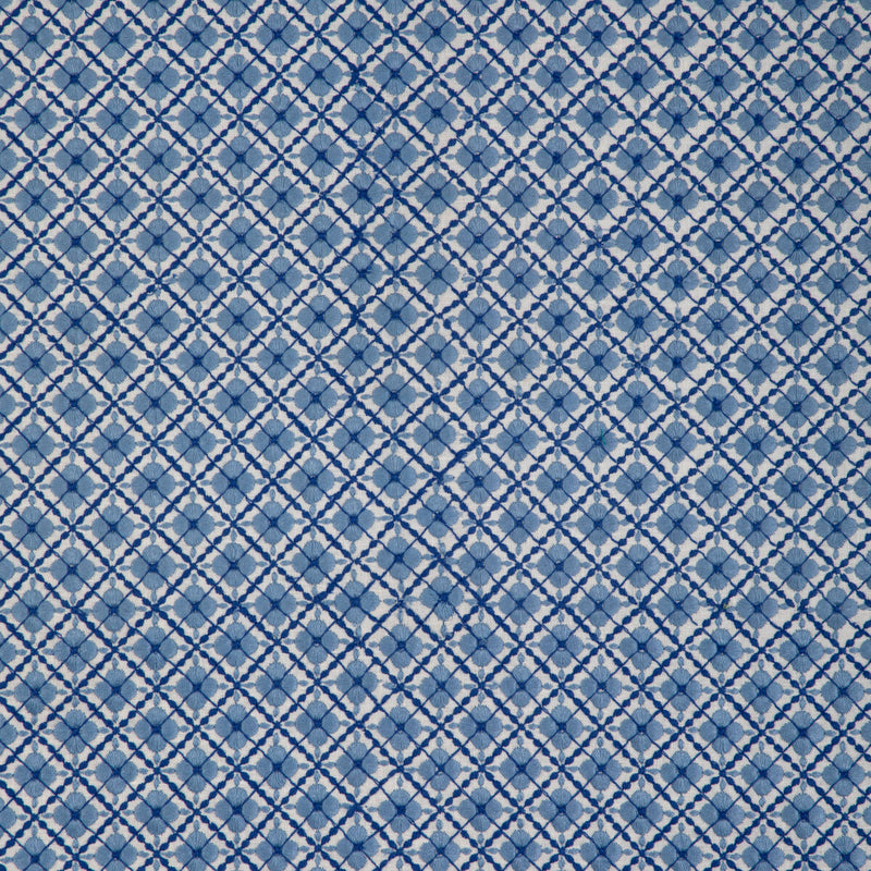 BRUNSCHWIG & FILS - INES EMB- BLUE - Fabric by the Yard BLUE
