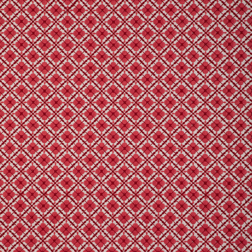 BRUNSCHWIG & FILS - INES EMB- RED - Fabric by the Yard RED