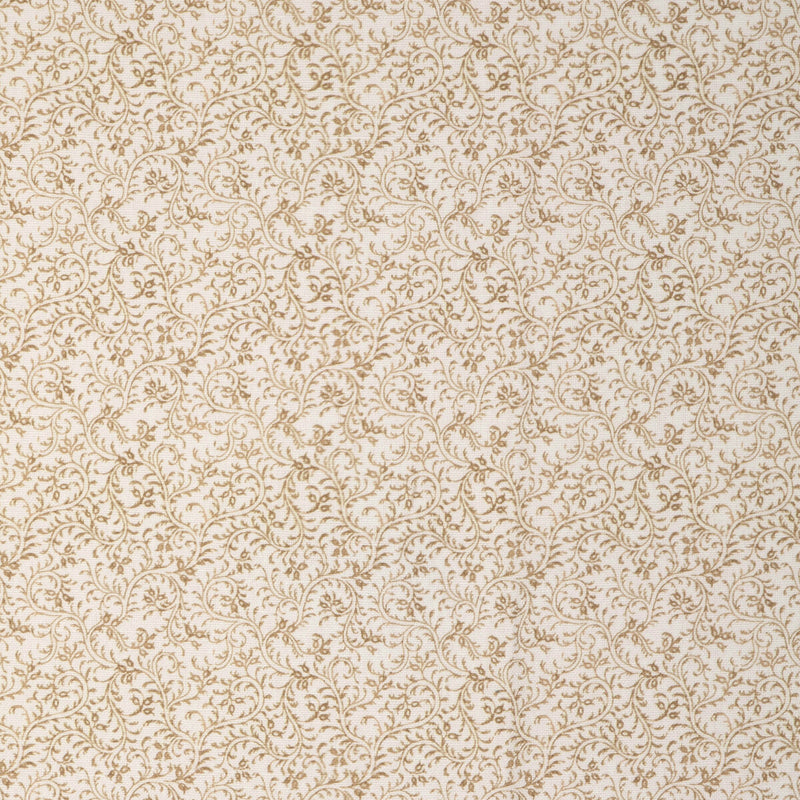 BRUNSCHWIG & FILS - ANDUZE PRINT- NATURAL - Fabric by the Yard NATURAL
