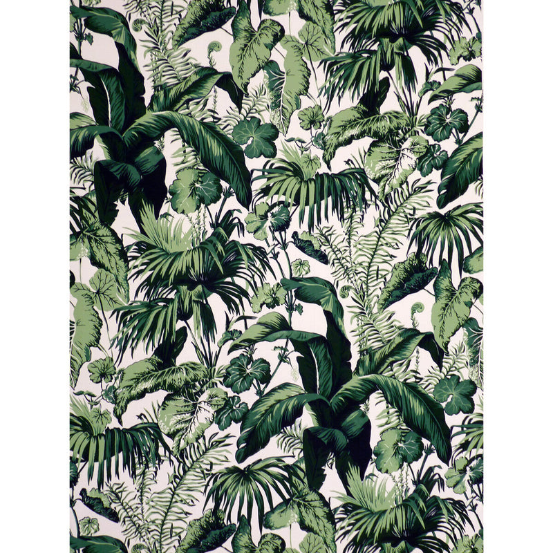 BRUNSCHWIG & FILS - FEUILLAGE II- VERT - Fabric by the Yard VERT