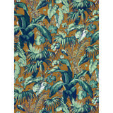 BRUNSCHWIG & FILS - FEUILLAGE II- TOBACCO - Fabric by the Yard