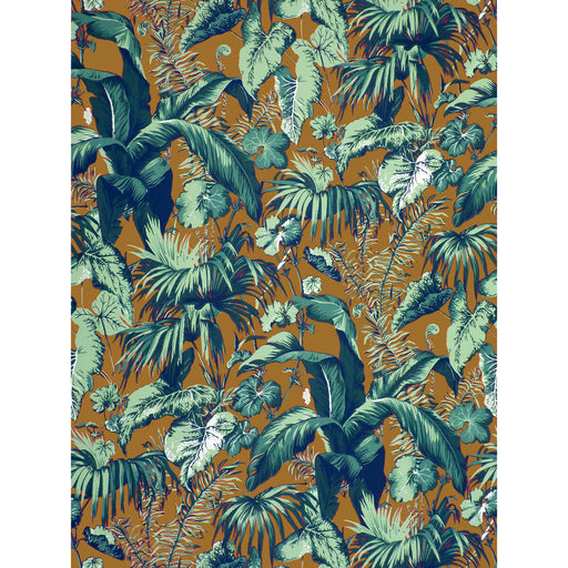 BRUNSCHWIG & FILS - FEUILLAGE II- TOBACCO - Fabric by the Yard TOBACCO
