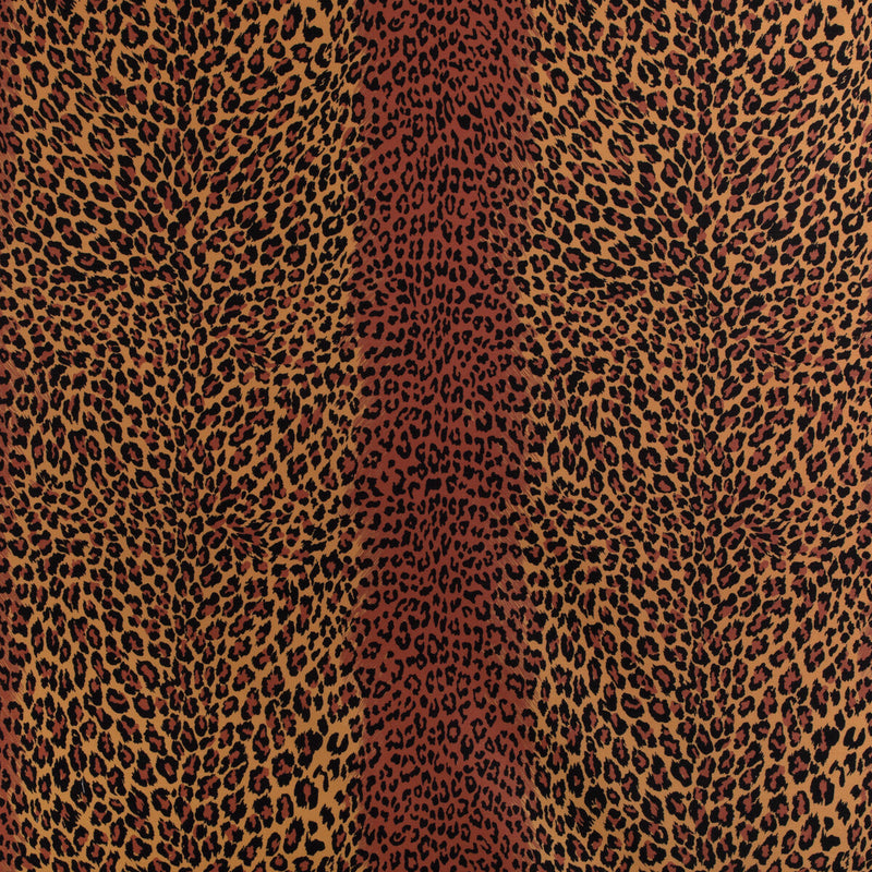 BRUNSCHWIG & FILS - LEOPARD II- CHOCOLATE - Fabric by the Yard CHOCOLATE