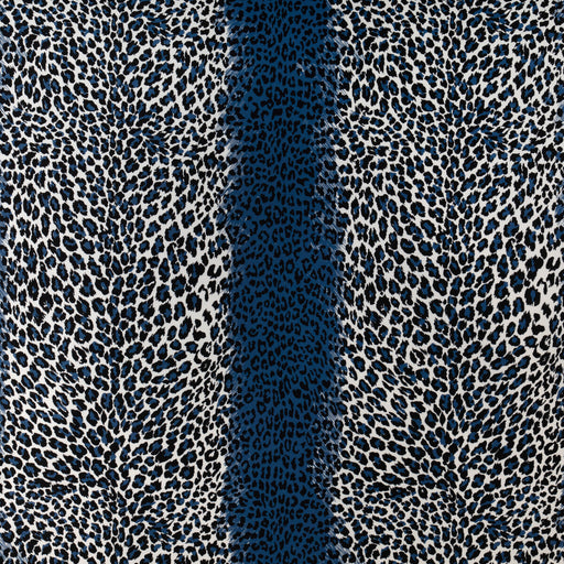BRUNSCHWIG & FILS - LEOPARD II- BLUE - Fabric by the Yard BLUE