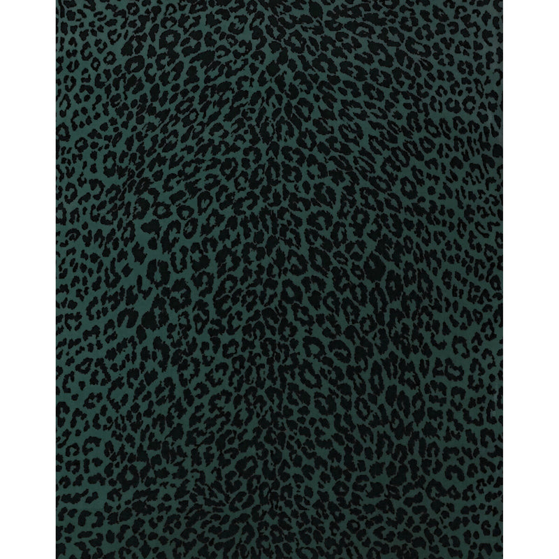 BRUNSCHWIG & FILS - MADELEINE'S LEOPARD- TEAL - Fabric by the Yard TEAL