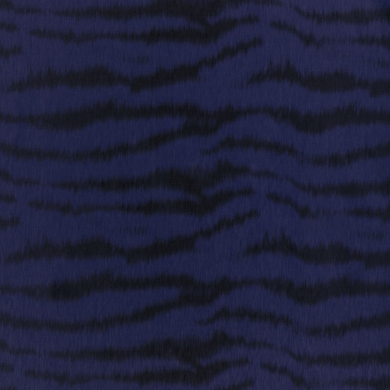 BRUNSCHWIG & FILS - TIGRE WARP PRINT- LAPIS - Fabric by the Yard LAPIS