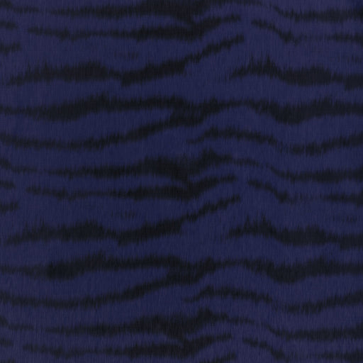 BRUNSCHWIG & FILS - TIGRE WARP PRINT- LAPIS - Fabric by the Yard LAPIS