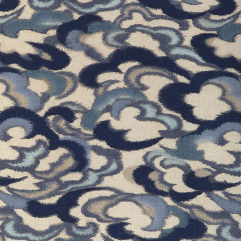 BRUNSCHWIG & FILS - STRATUS PRINT- SKY/LAPIS - Fabric by the Yard SKY/LAPIS