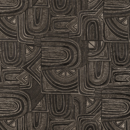 BRUNSCHWIG & FILS - TIMBRE VELVET- EBONY - Fabric by the Yard EBONY