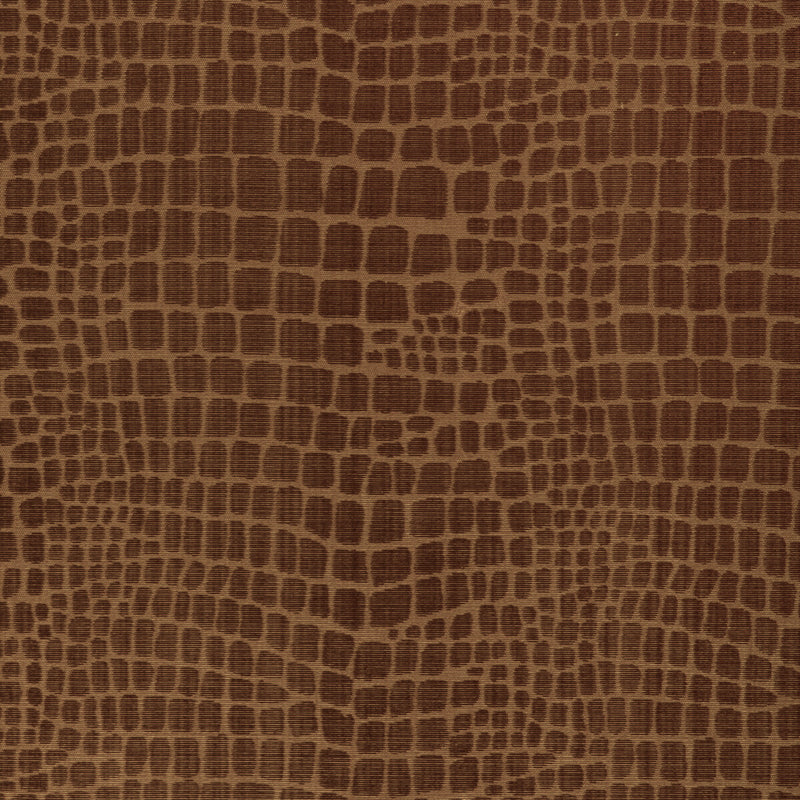 BRUNSCHWIG & FILS - CROC VELVET- AMBER - Fabric by the Yard AMBER