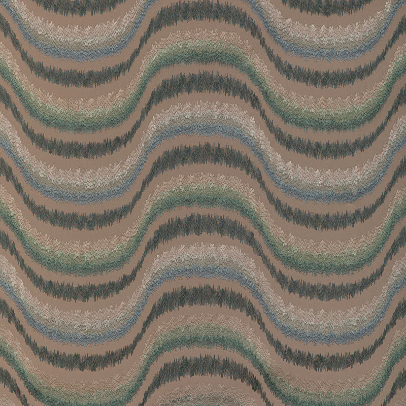 BRUNSCHWIG & FILS - DU SON EMB- AQUAMARINE - Fabric by the Yard AQUAMARINE