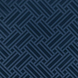 BRUNSCHWIG & FILS - MARTEL WEAVE- NAVY - Fabric by the Yard