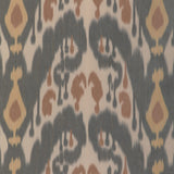 BRUNSCHWIG & FILS - BUKARA WARP PRINT- EBONY - Fabric by the Yard