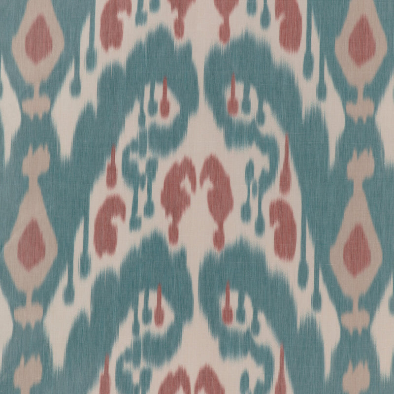 BRUNSCHWIG & FILS - BUKARA WARP PRINT- LAKE - Fabric by the Yard LAKE