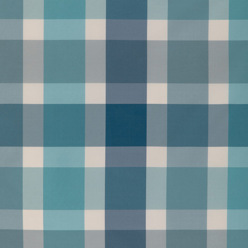 BRUNSCHWIG & FILS - VERDUN PLAID- SKY - Fabric by the Yard SKY