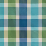 BRUNSCHWIG & FILS - VERDUN PLAID- POOL - Fabric by the Yard
