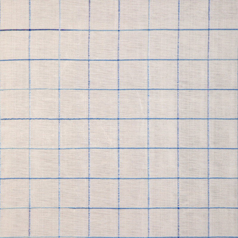 BRUNSCHWIG & FILS - MOULIN CHECK- BLUE - Fabric by the Yard BLUE