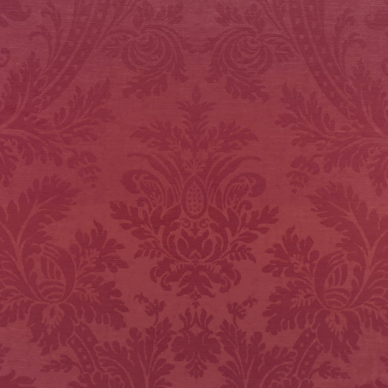 BRUNSCHWIG & FILS - ARNAUD DAMASK- RED - Fabric by the Yard RED