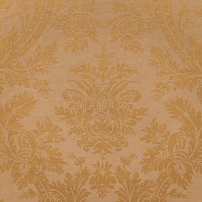 BRUNSCHWIG & FILS - ARNAUD DAMASK- GOLD - Fabric by the Yard GOLD