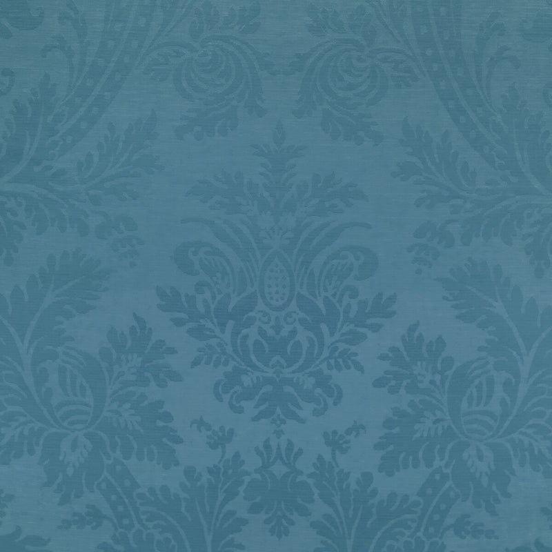 BRUNSCHWIG & FILS - ARNAUD DAMASK- BLUE - Fabric by the Yard BLUE