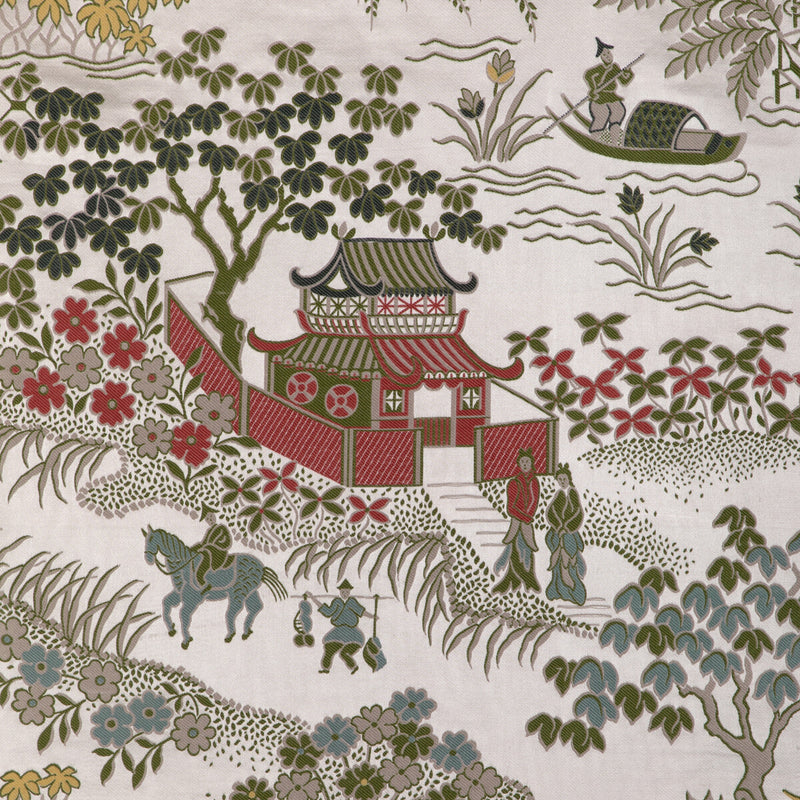 BRUNSCHWIG & FILS - VIENNE LAMPAS- SPRING - Fabric by the Yard SPRING