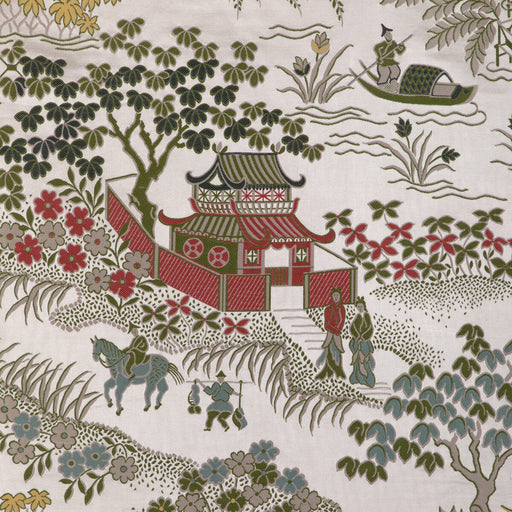 BRUNSCHWIG & FILS - VIENNE LAMPAS- SPRING - Fabric by the Yard SPRING