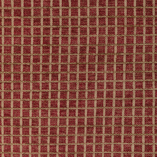 BRUNSCHWIG & FILS - CHIRON TEXTURE- RED - Fabric by the Yard RED