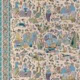 BRUNSCHWIG & FILS - SHALIMAR PRINT- AQUA/LEAF - Fabric by the Yard
