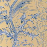 BRUNSCHWIG & FILS - BIRD AND THISTLE II- SUN - Fabric by the Yard