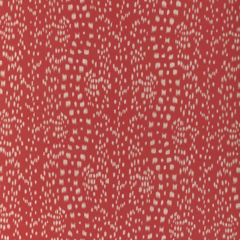BRUNSCHWIG & FILS - LES TOUCHES REVERSE- RED - Fabric by the Yard RED