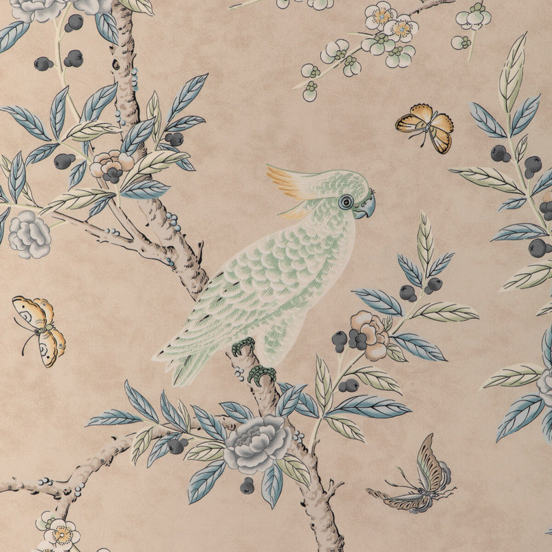 BRUNSCHWIG & FILS - KANCHOU PRINT- SAND - Fabric by the Yard SAND