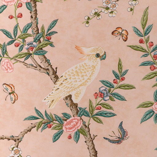 BRUNSCHWIG & FILS - KANCHOU PRINT- BLUSH - Fabric by the Yard BLUSH
