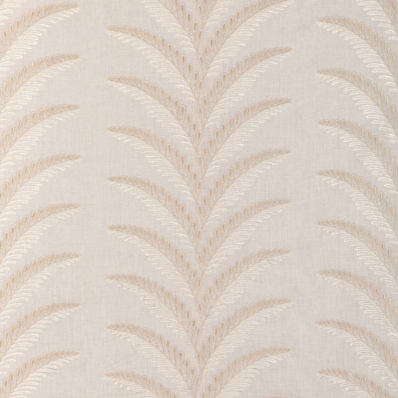 BRUNSCHWIG & FILS - FOUGERE EMB- CREAM - Fabric by the Yard CREAM