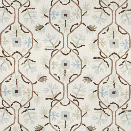 BRUNSCHWIG & FILS - LE JASMIN PRINT- PUMICE - Fabric by the Yard PUMICE