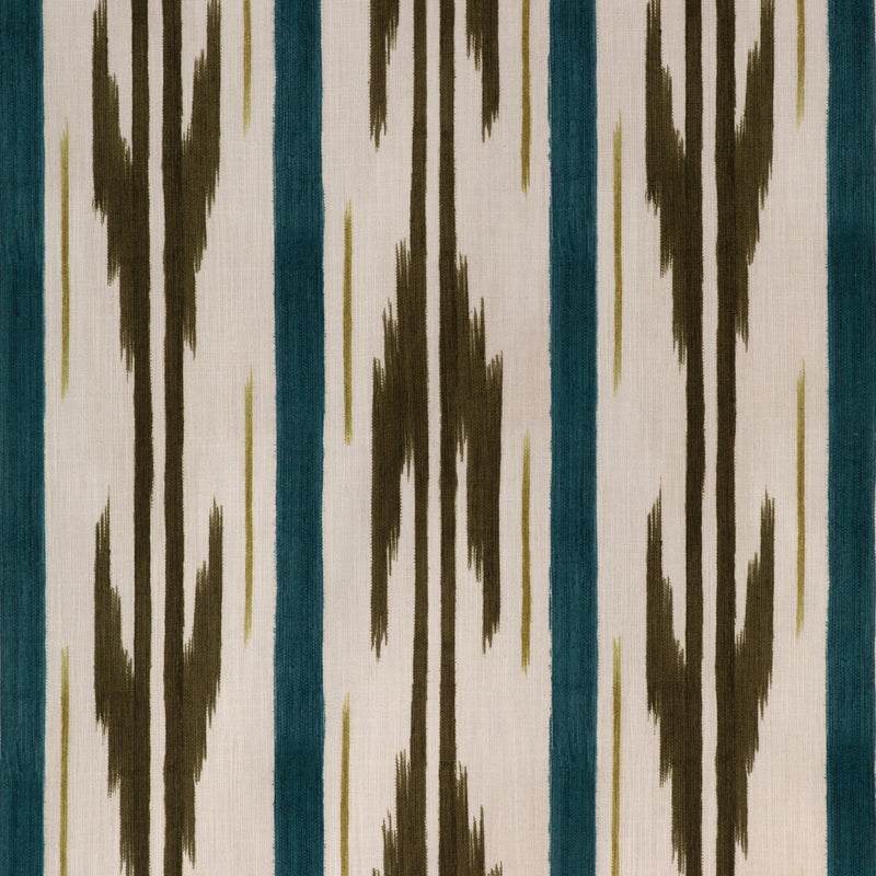 BRUNSCHWIG & FILS - LE MISTRAL PRINT- MARINE - Fabric by the Yard MARINE