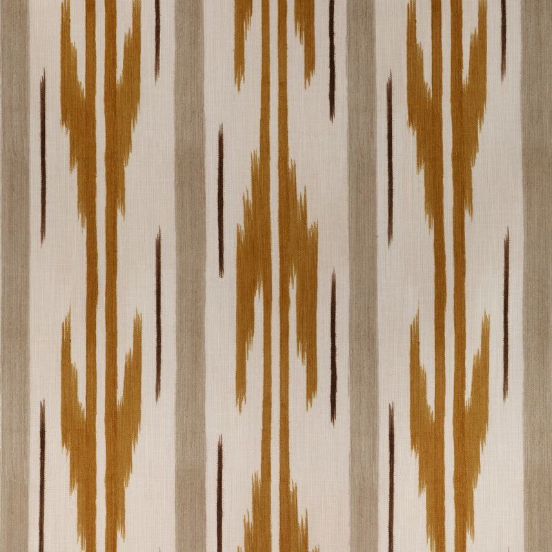 BRUNSCHWIG & FILS - LE MISTRAL PRINT- OCHRE - Fabric by the Yard OCHRE